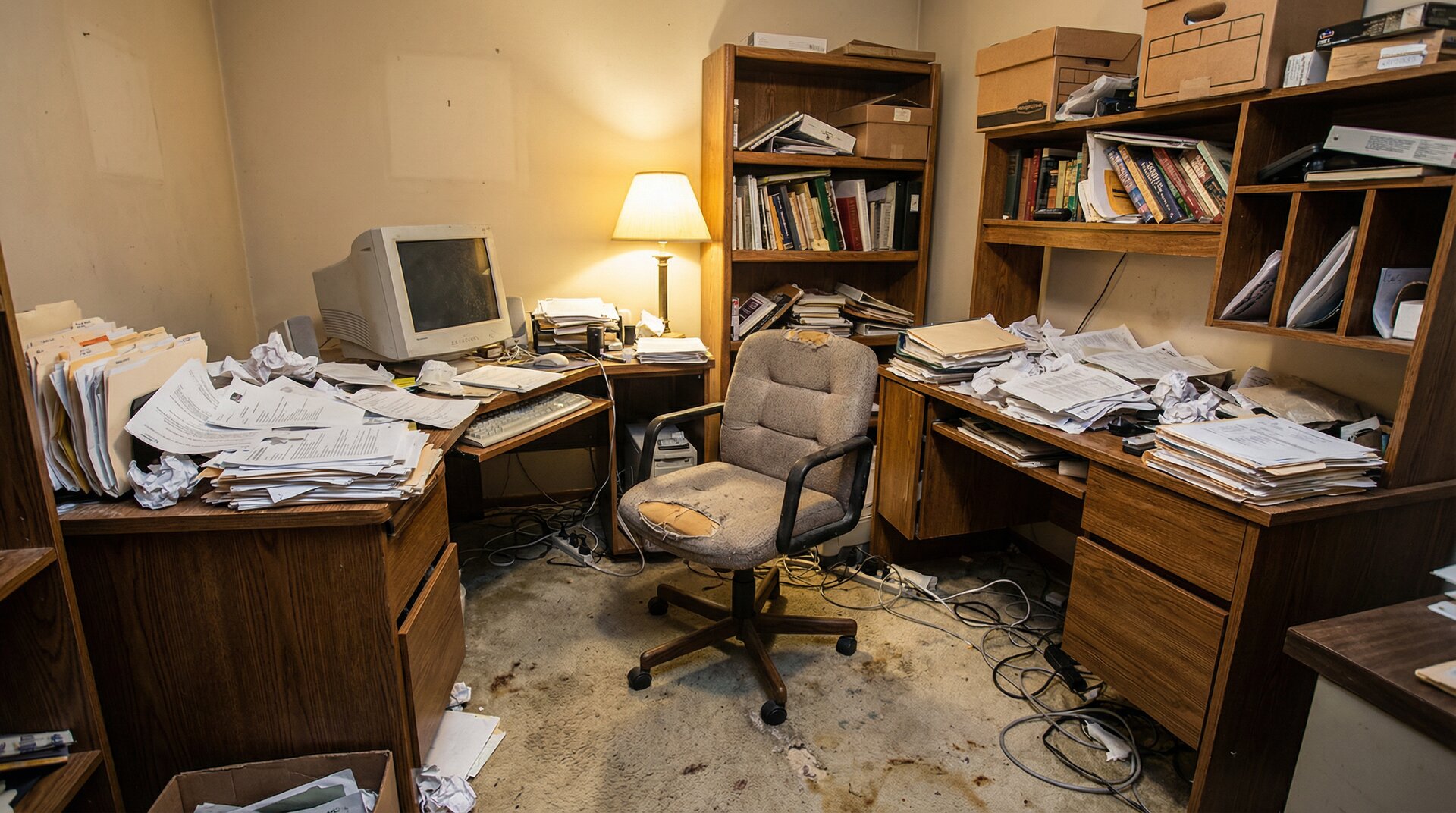 Modern Home Office - Before